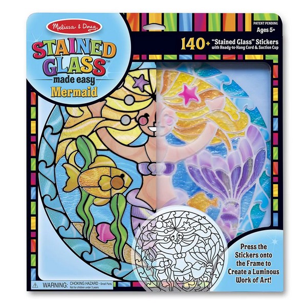 Продукт Melissa&Doug Русалка - Стъклопис  - 0 - BG Hlapeta